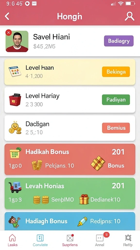 Fitur kompetisi online yang seru dengan pemain lain.