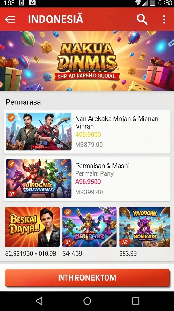 Karakter unik yang menambah keseruan permainan.