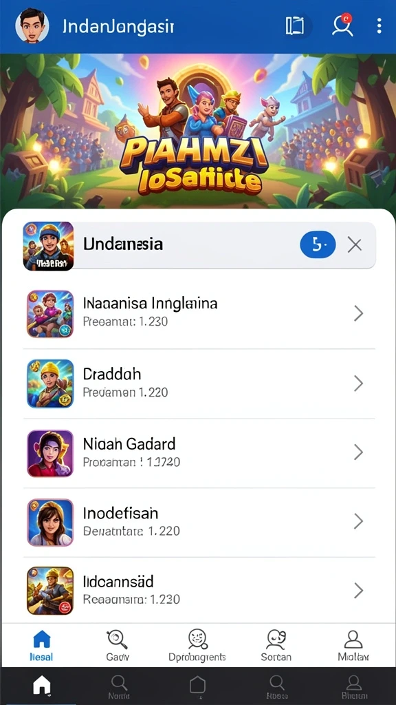 Beragam pilihan permainan yang seru dan menantang.