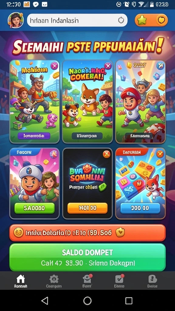 Misi harian yang menyenangkan dan menantang.