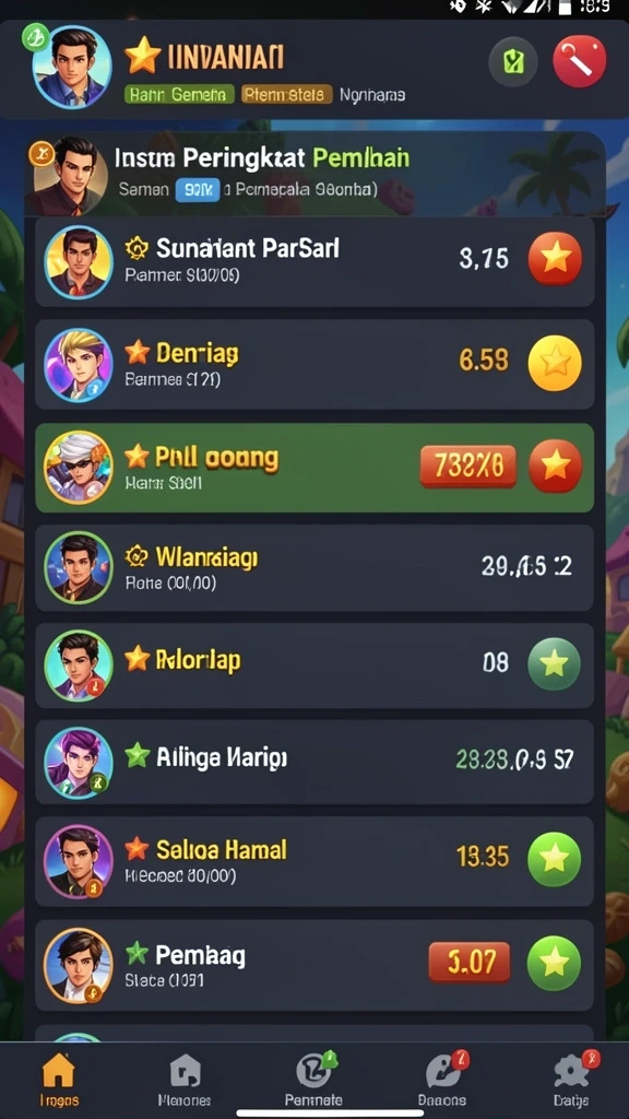 Komunitas aktif yang saling mendukung.