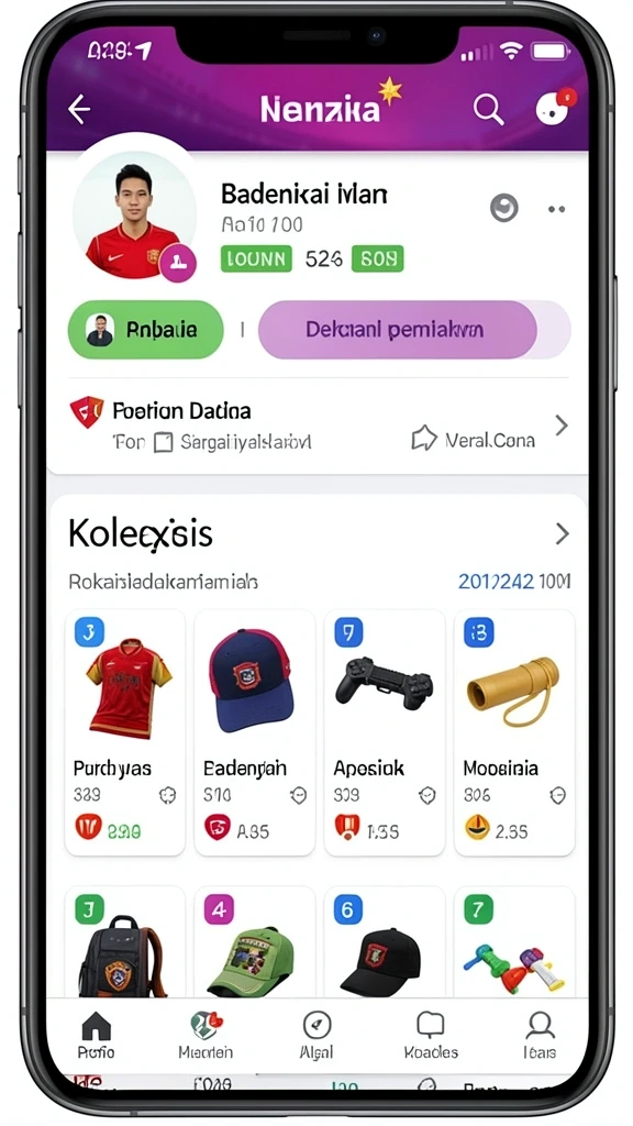 Fitur hadiah harian yang menggugah semangat bermain.