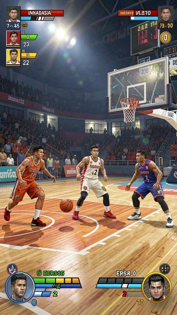 Fitur multiplayer yang memungkinkan permainan bersama teman.