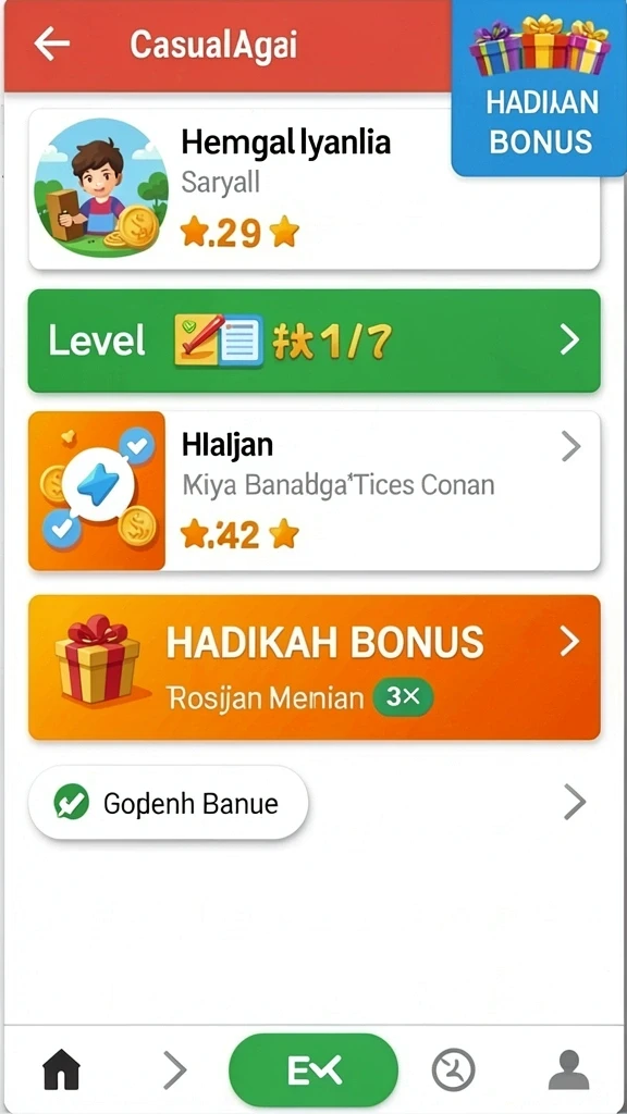 Tampilan antarmuka yang menarik dan mudah dinavigasi.