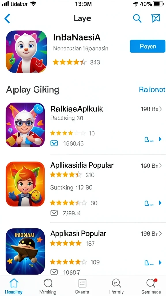 Antarmuka permainan yang ramah dan mudah digunakan.