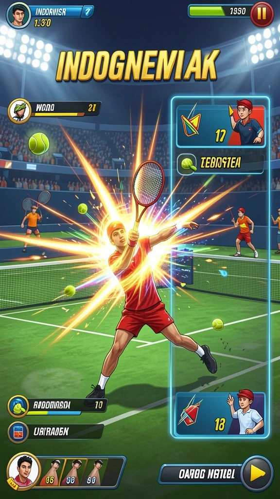 Tantangan yang semakin meningkat di setiap level.