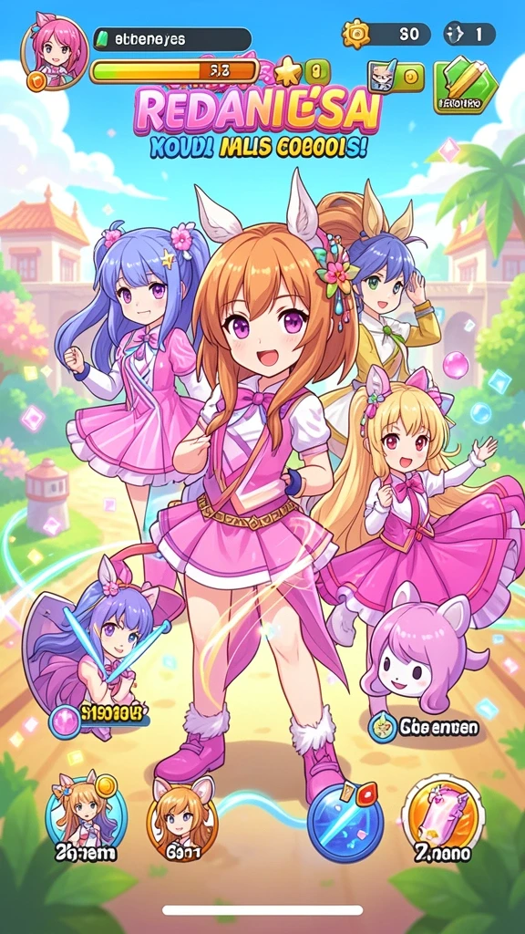 Tampilan utama game ID098 yang menarik perhatian.