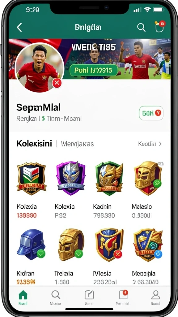 Tampilan utama yang menawan dan user-friendly.