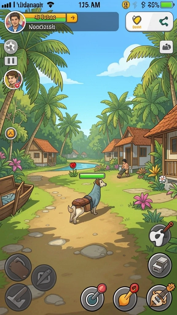 Fitur multiplayer yang memungkinkan bersaing dengan teman.
