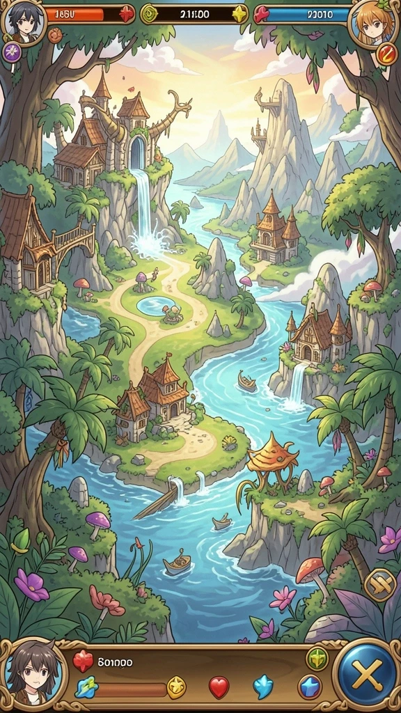 Lokasi menarik untuk dijelajahi dalam game.