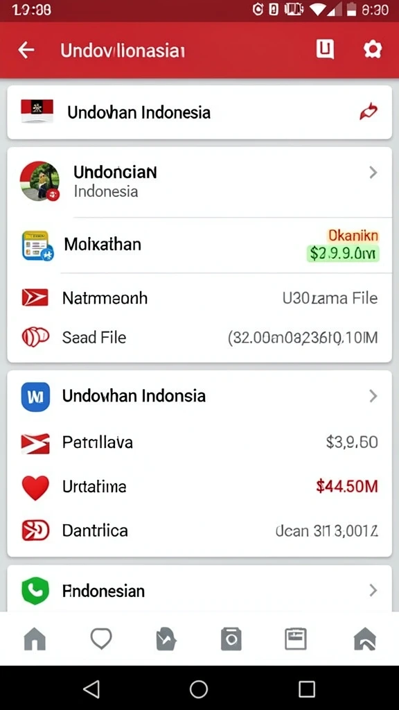 Tampilan antarmuka yang modern dan user-friendly.