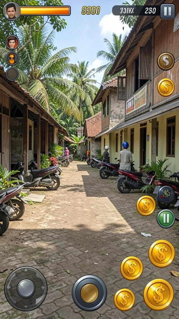 Tampilan menu yang mudah dinavigasi.