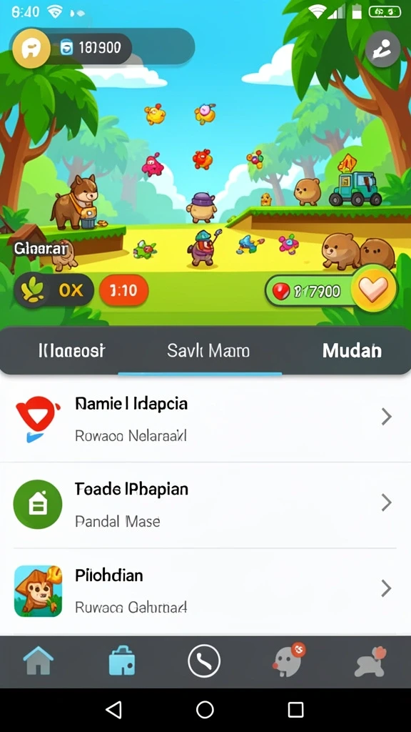 Tampilan antarmuka yang ramah pengguna.