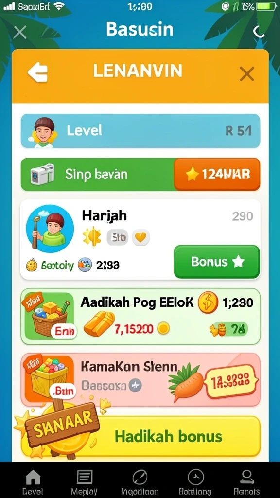 Tampilan antarmuka menarik dan mudah digunakan.