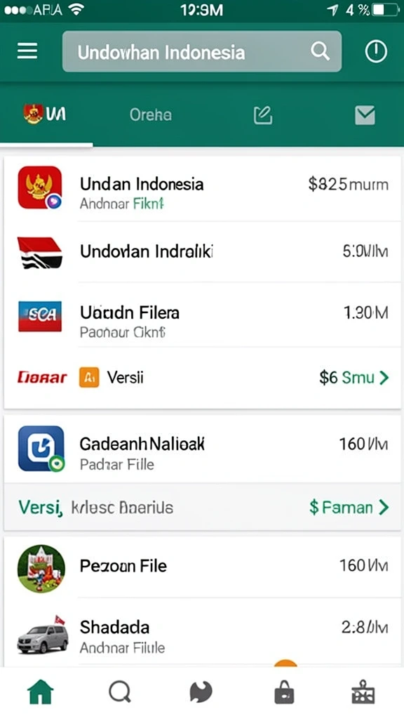 Tampilan antarmuka permainan yang memukau.