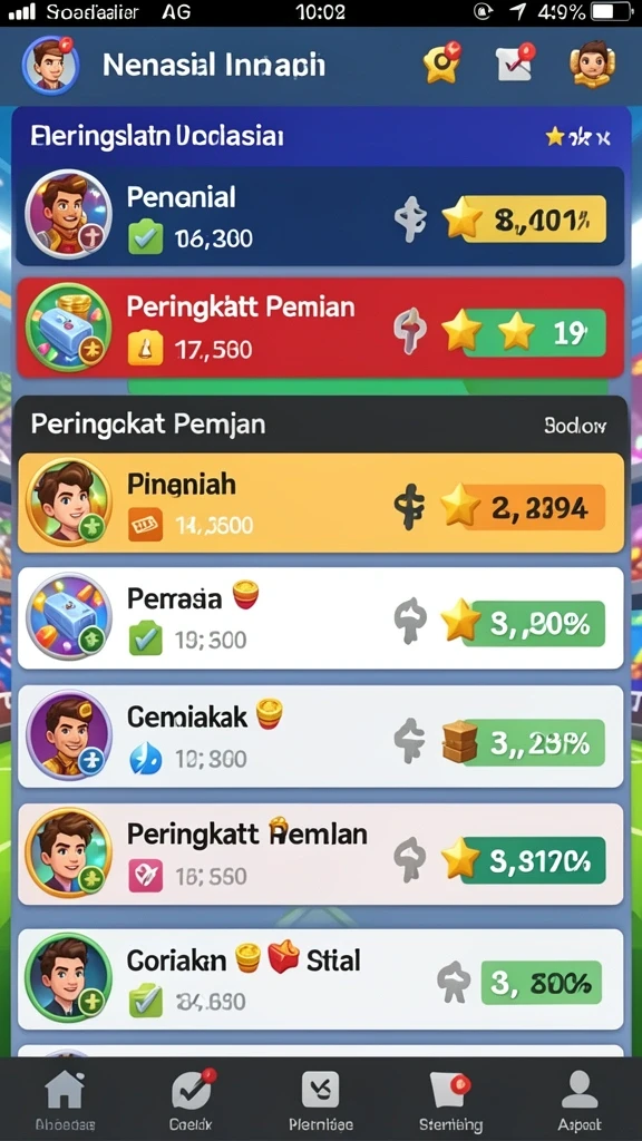 Tangkapan layar kedua menampilkan beberapa rintangan yang harus dilewati.