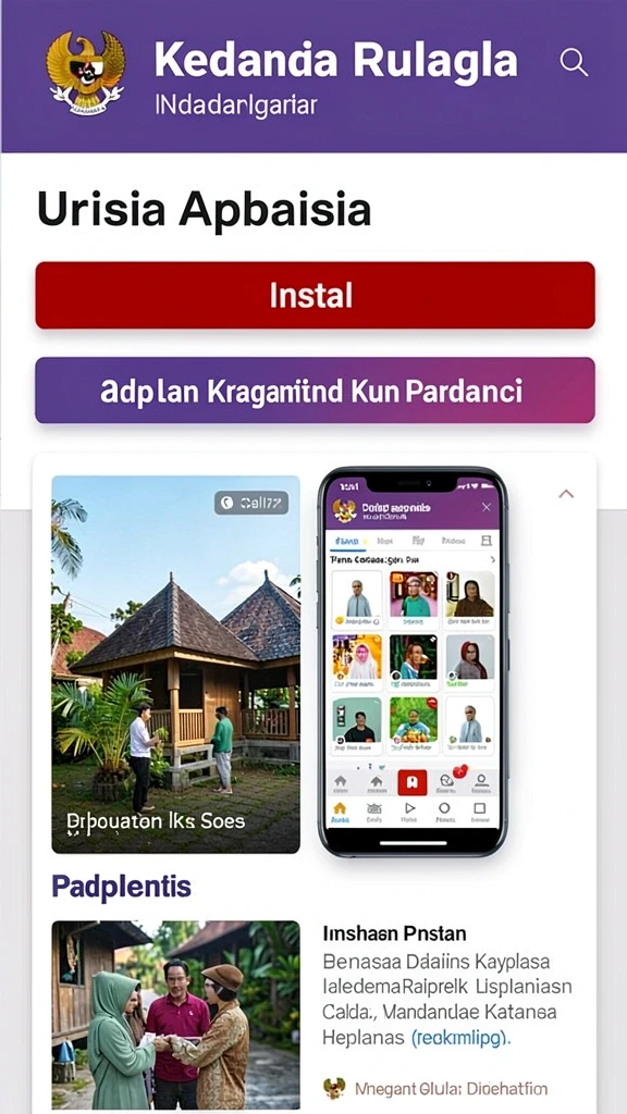 Tampilan antarmuka yang user-friendly.