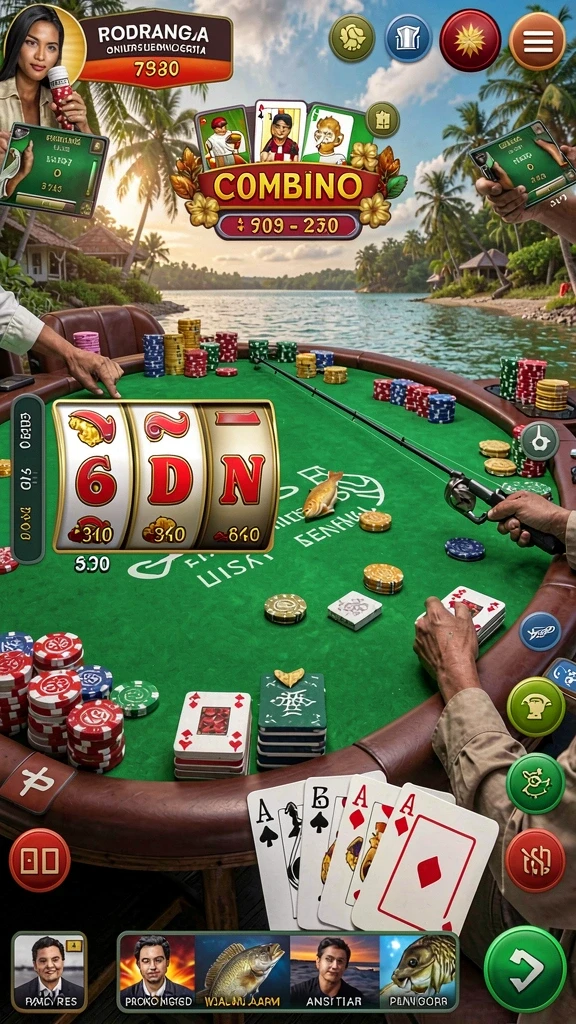 Tanaman dan lingkungan yang menakjubkan dalam game.