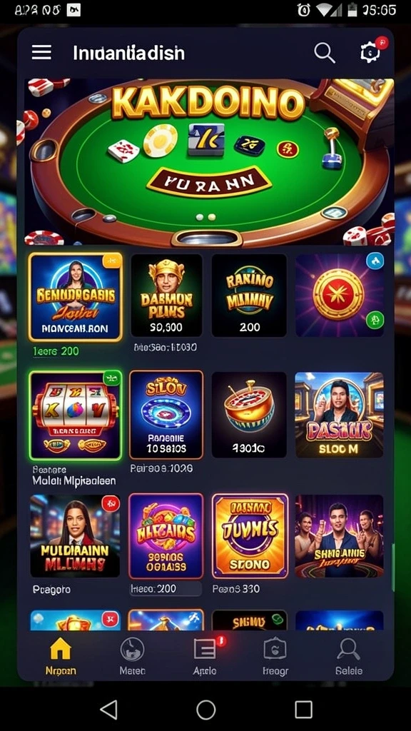 Beragam pilihan permainan slot yang seru.