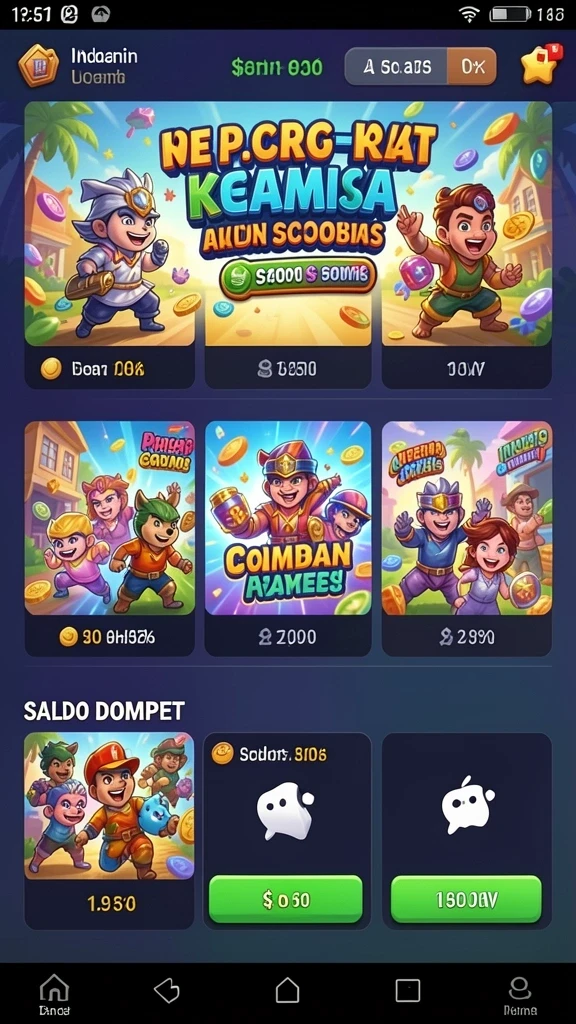 Beragam pilihan tema slot yang menghibur.