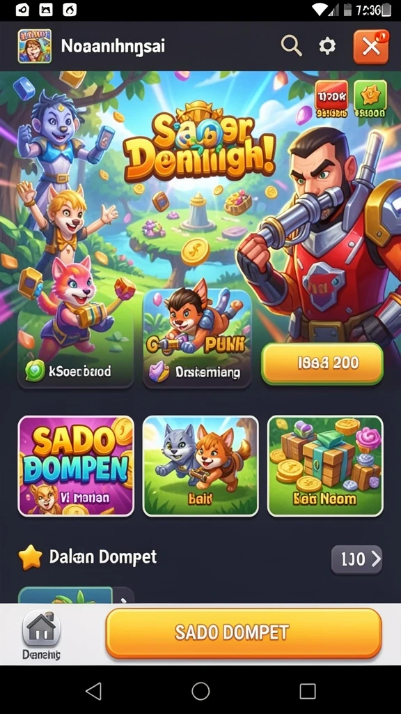 Fitur power-ups yang mendukung gameplay.