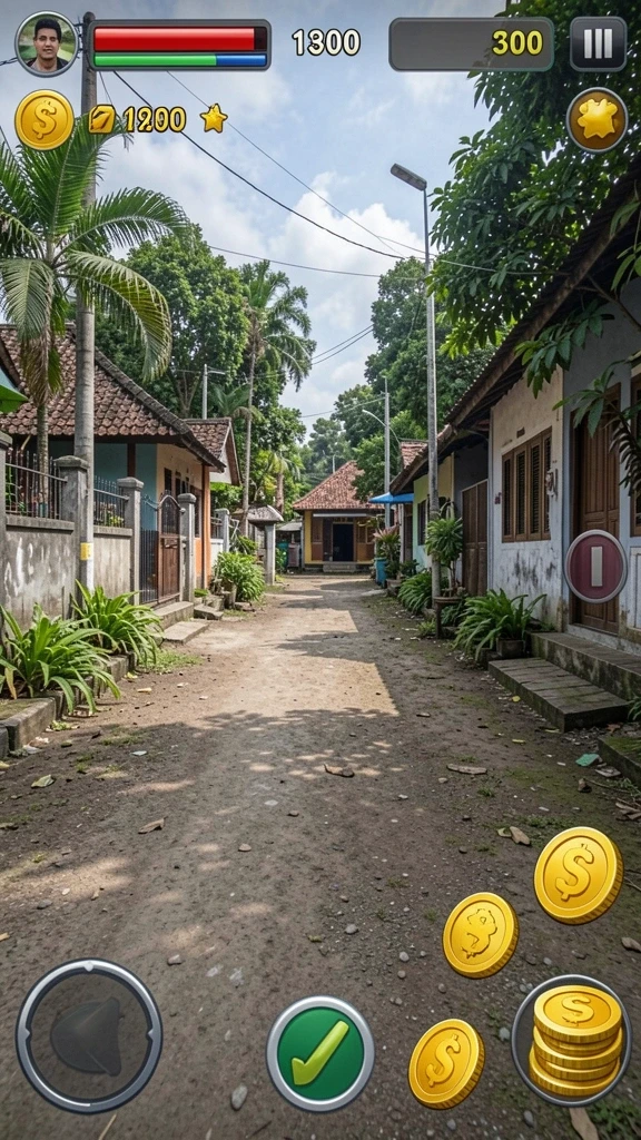 Tampilan awal yang menarik dan user-friendly.