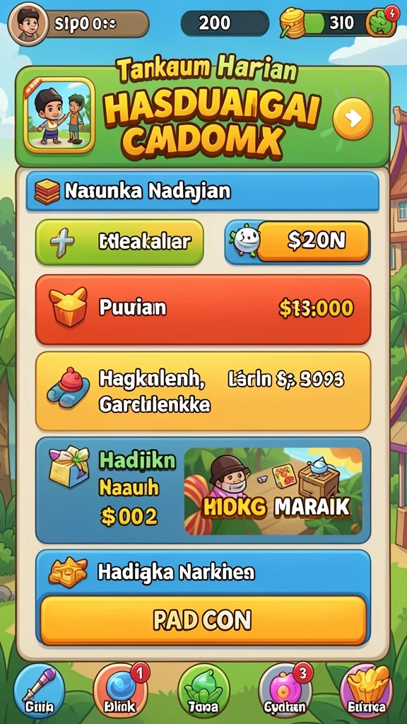 Tampilan antarmuka yang menarik dan intuitif.